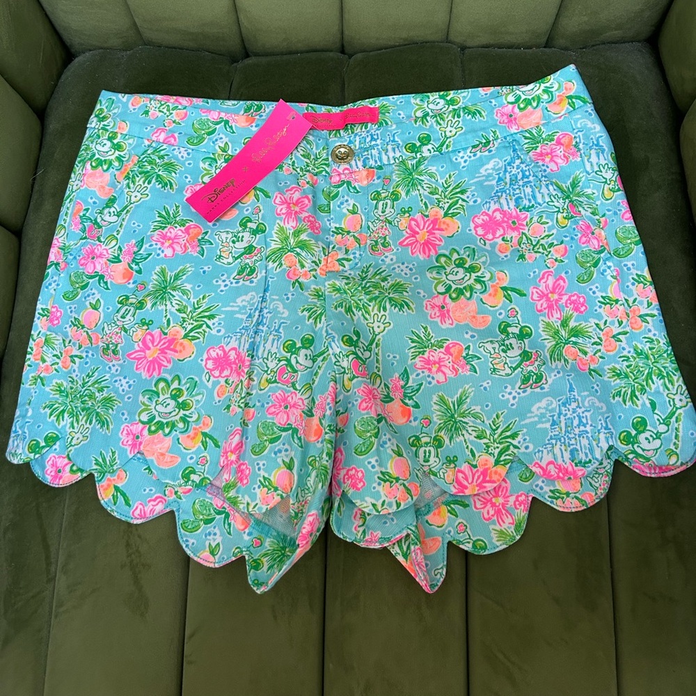 Lilly Pulitzer Disney Floral Print Shorts